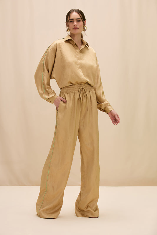 CALÇA STELLAR WEAVE BEGE