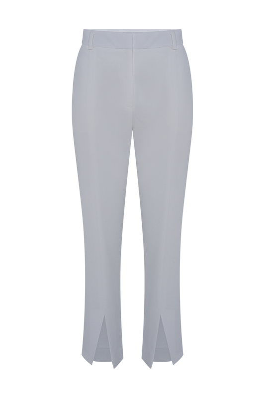 CALÇA DUAL CREPE OFF WHITE