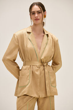 BLAZER STELLAR WEAVE BEGE