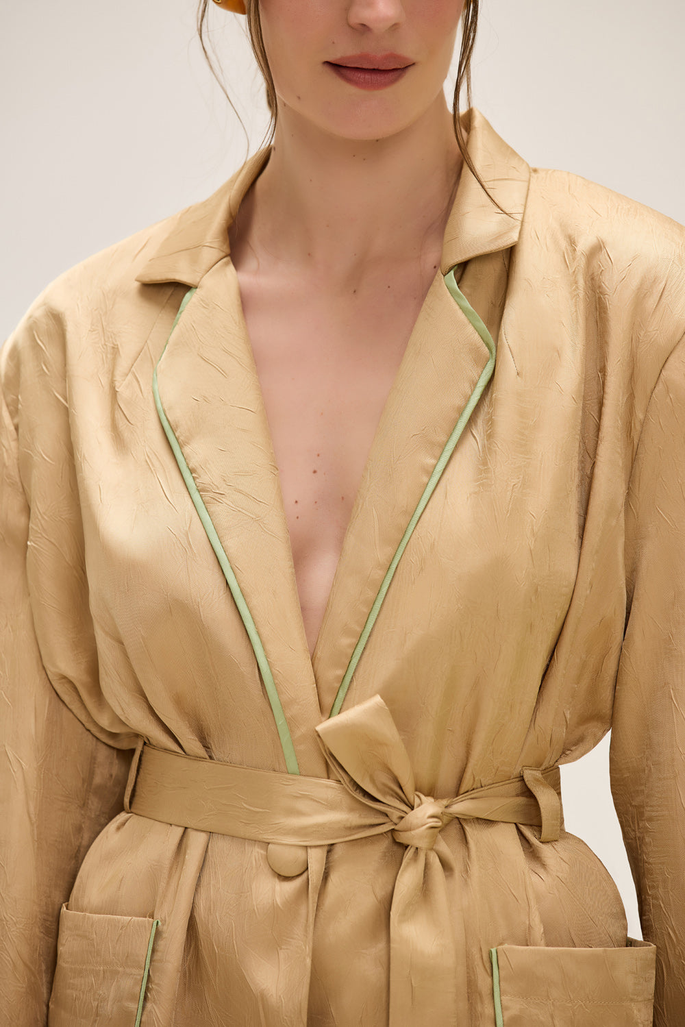 BLAZER STELLAR WEAVE BEGE