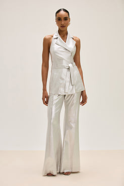 CALÇA MALHA SILVER PRATA