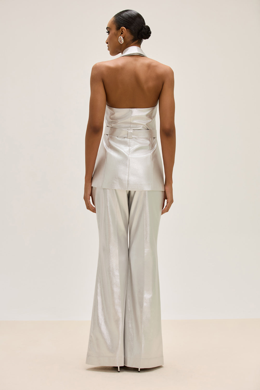 CALÇA MALHA SILVER PRATA