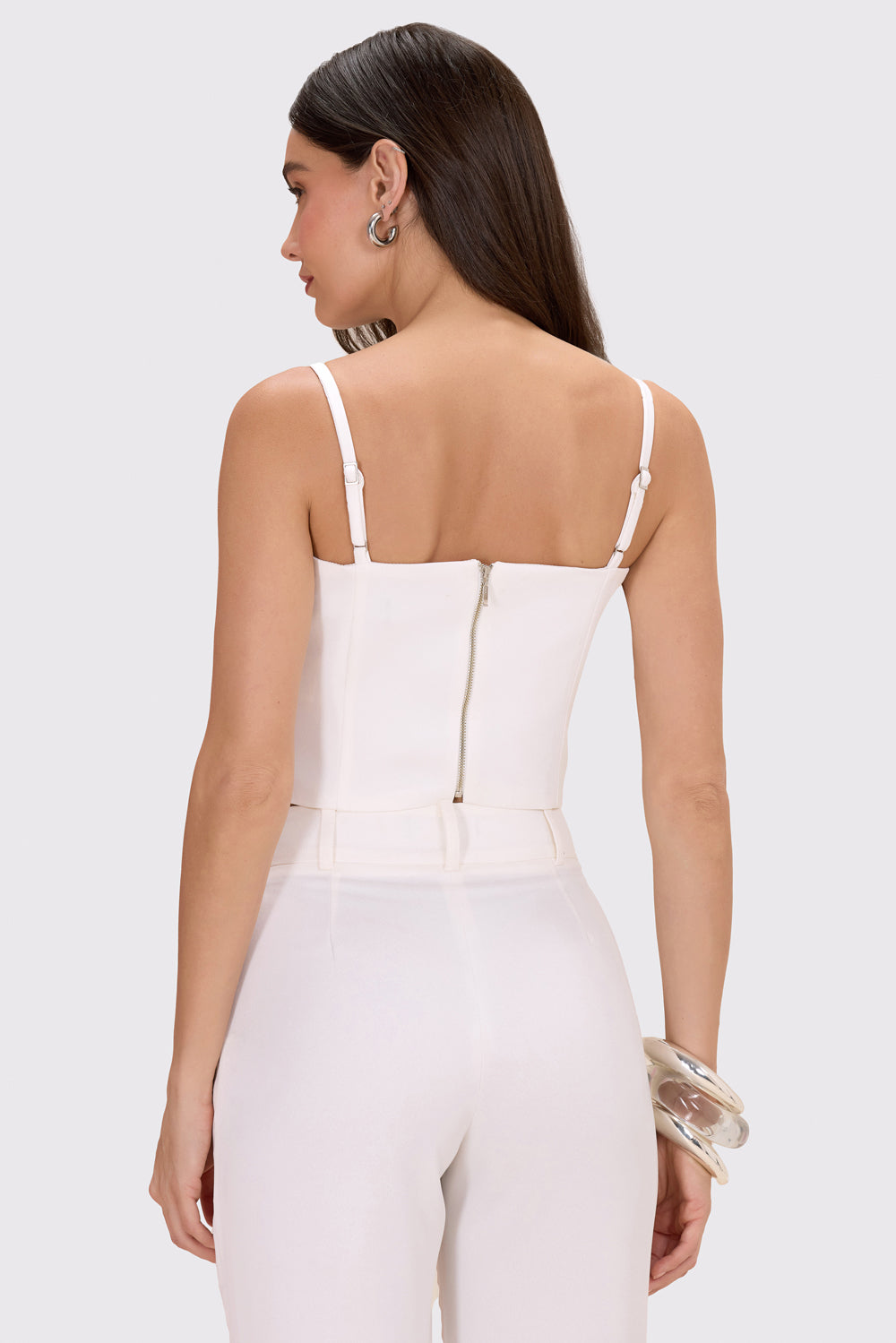 TOP CREPE ELENA OFF WHITE