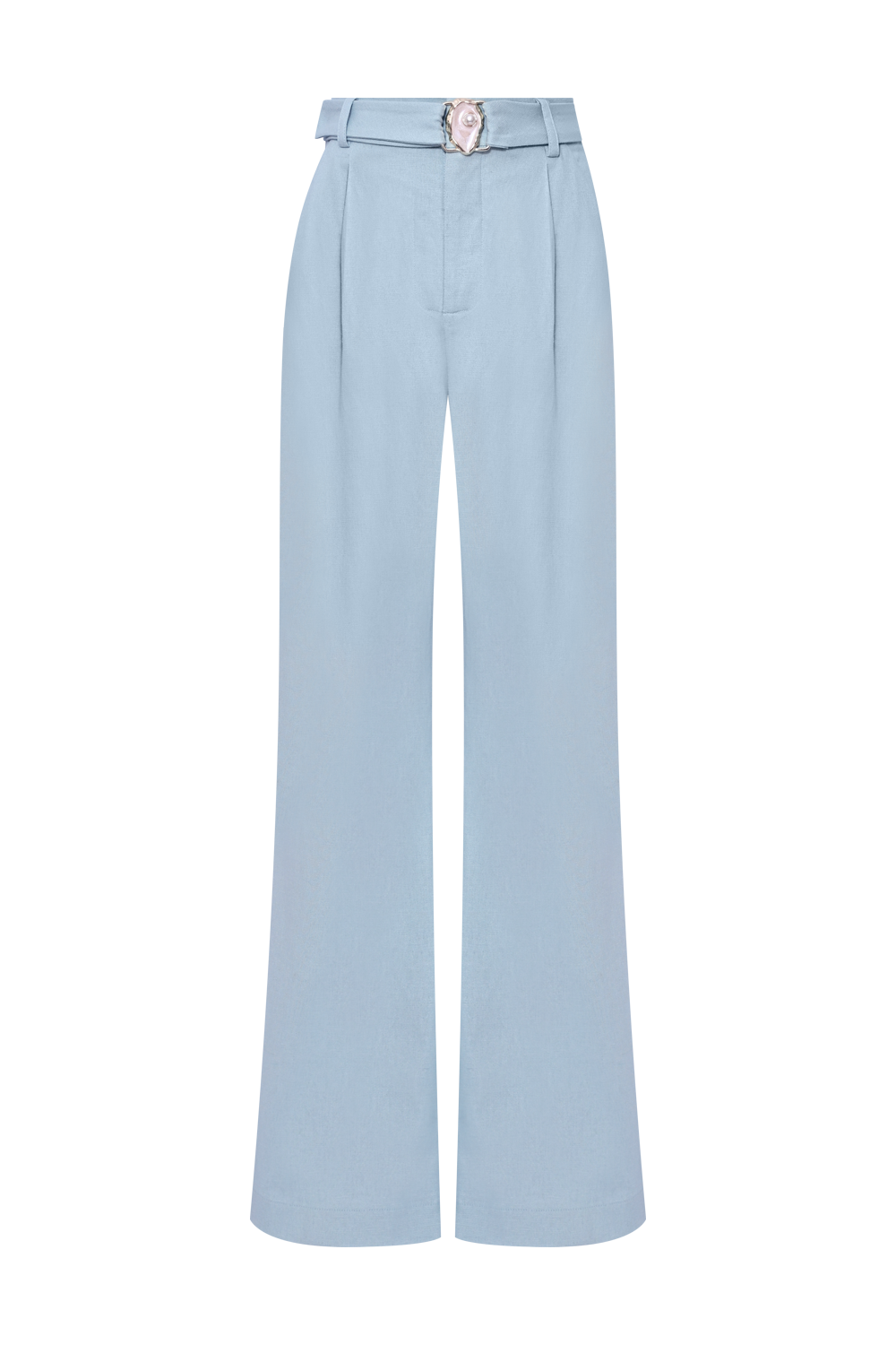 CALÇA LINHO ACQUA MIST AZUL ESVERDEADO