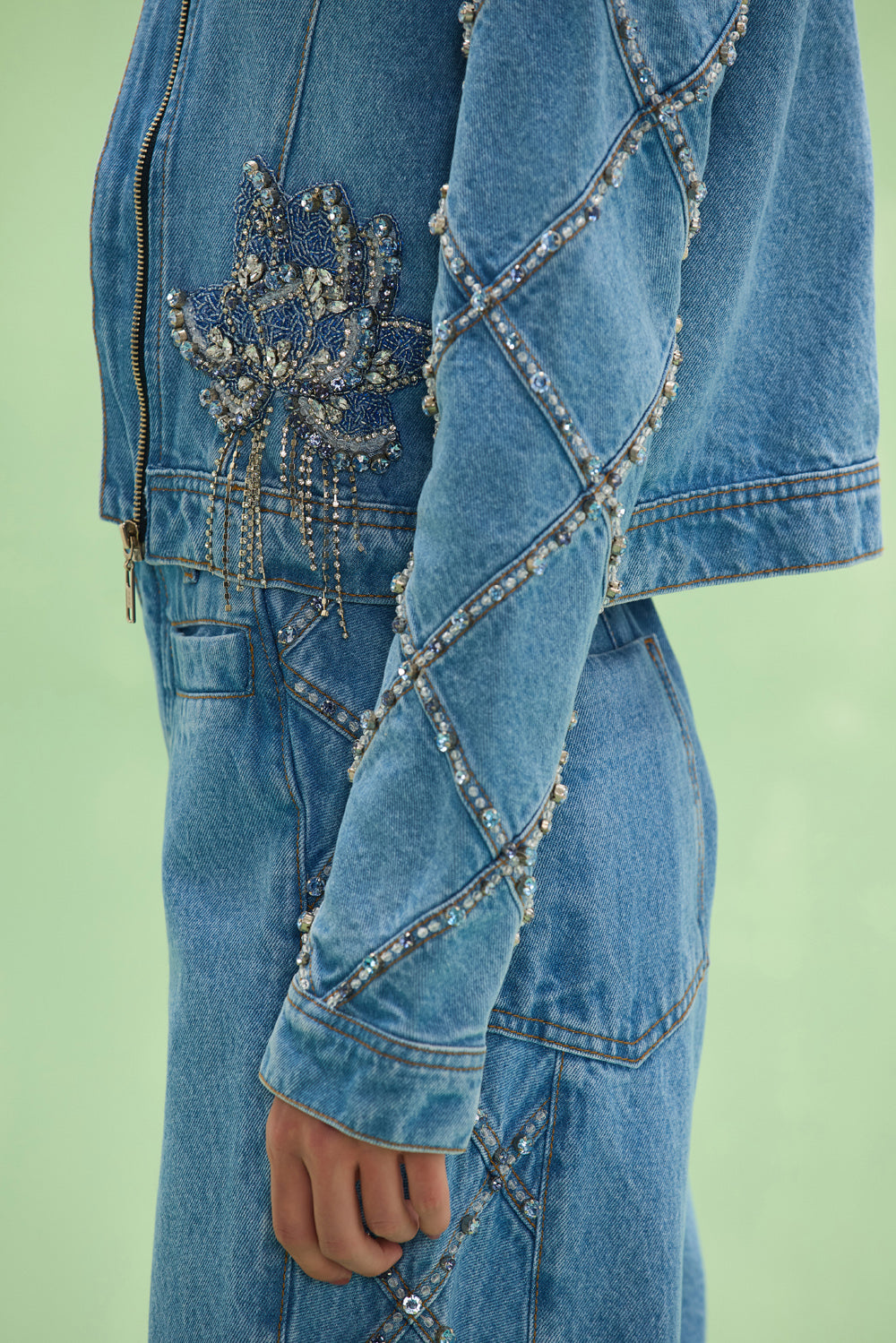 JAQUETA MARINA DENIM AZUL