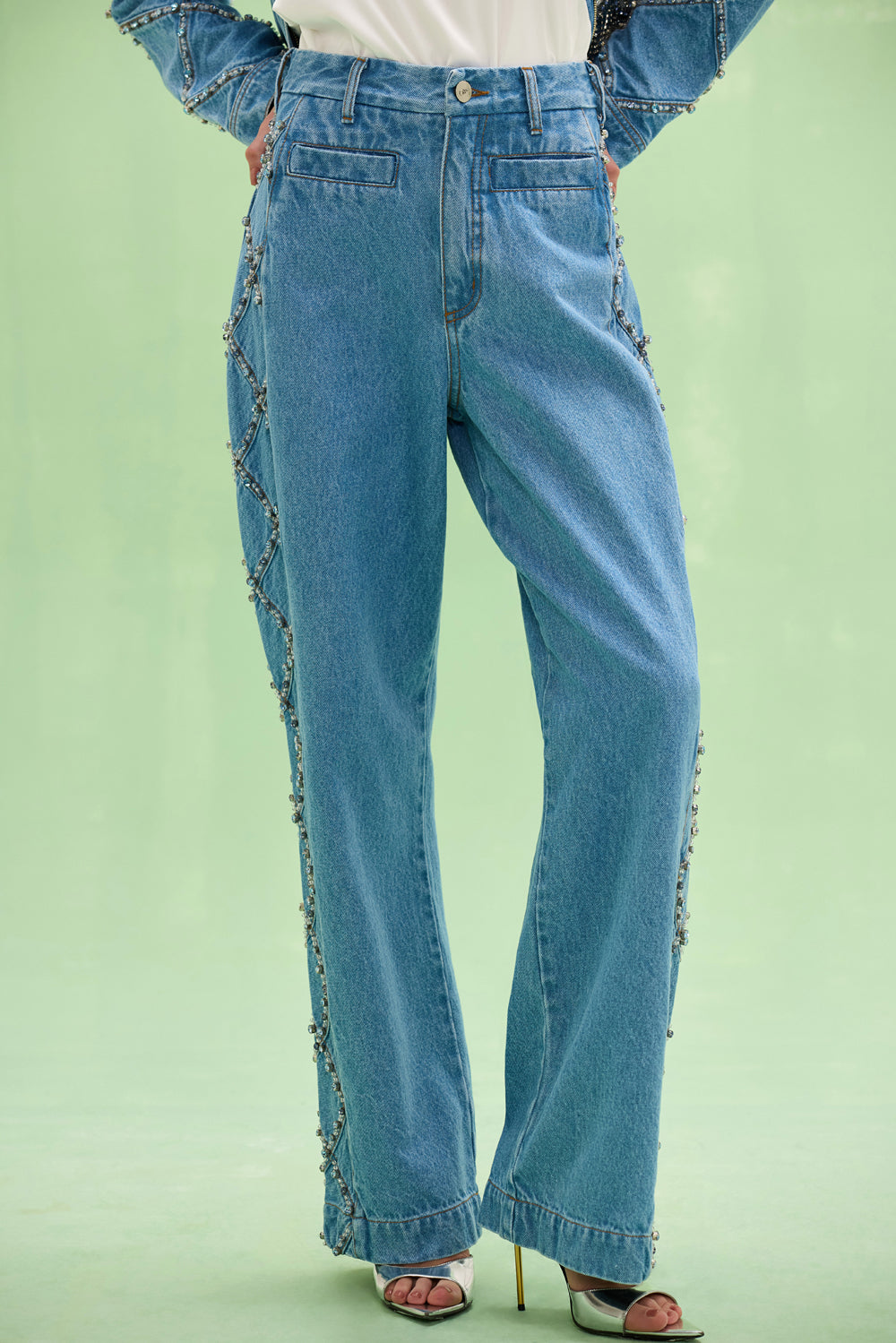 CALÇA MARINA DENIM AZUL