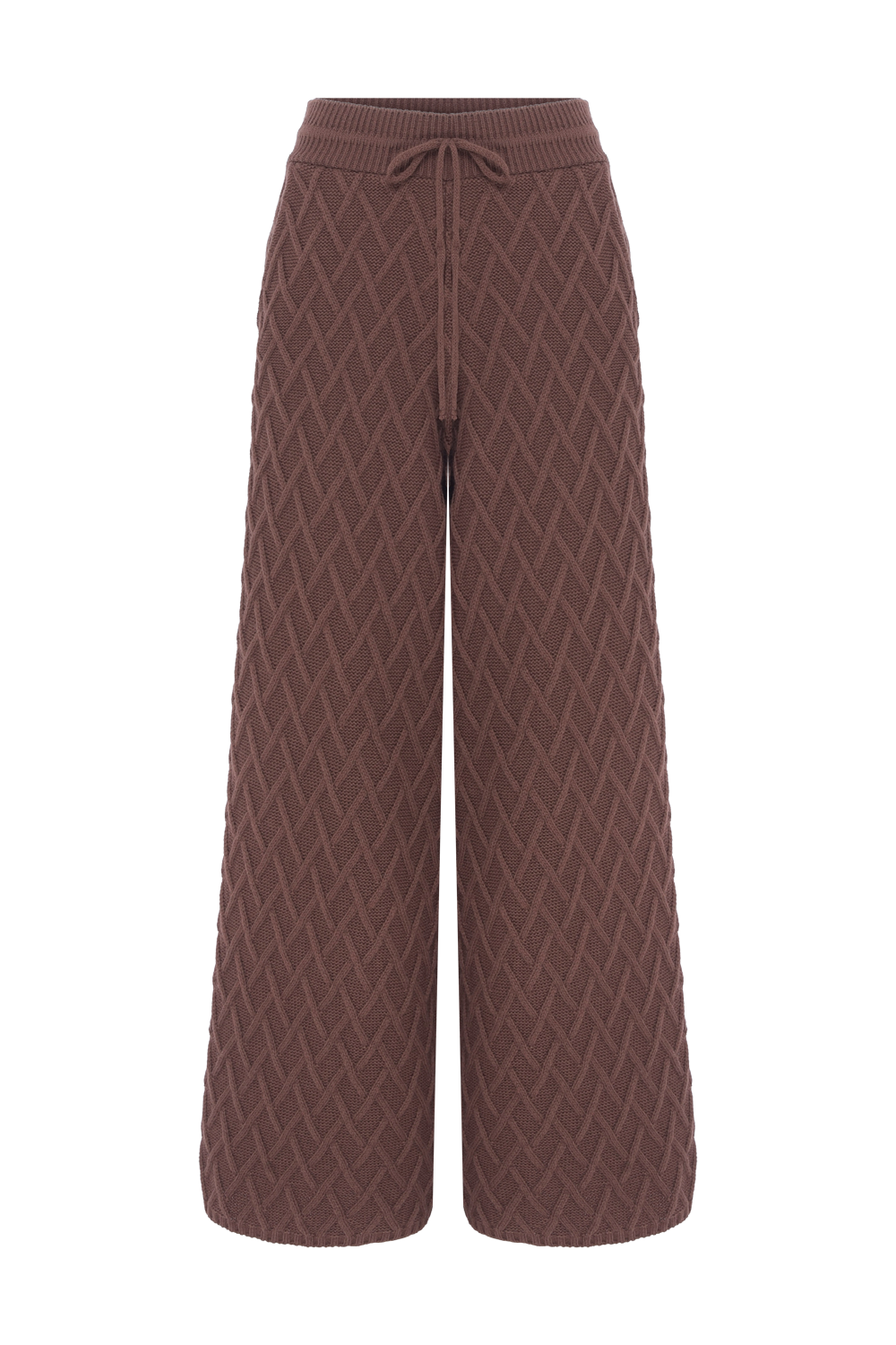 CALÇA TRICOT NARA MARROM