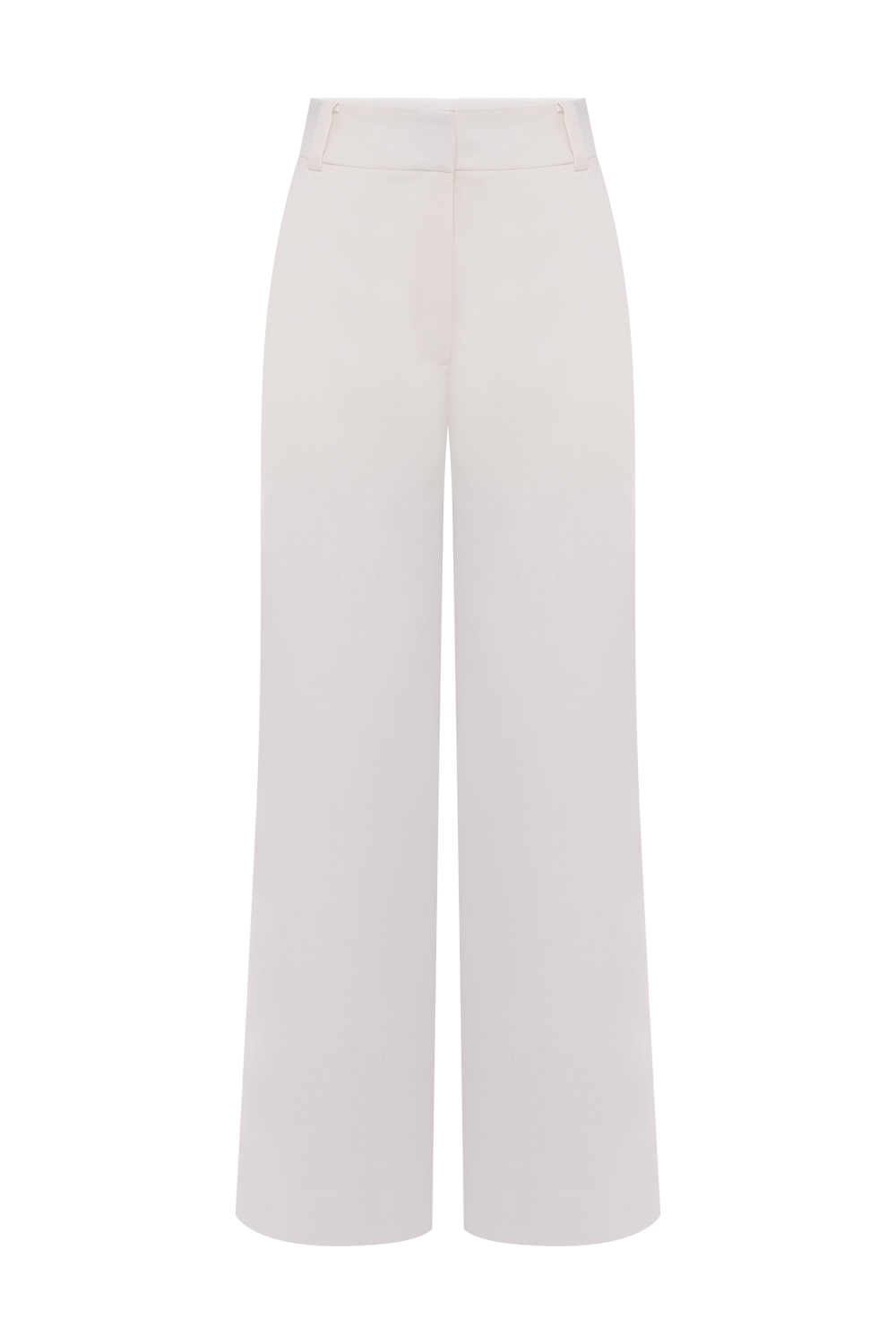 CALÇA CETIM OLGA  OFF WHITE