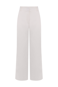 CALÇA CETIM OLGA  OFF WHITE