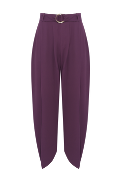 CALÇA CREPE BERTHA ROXO