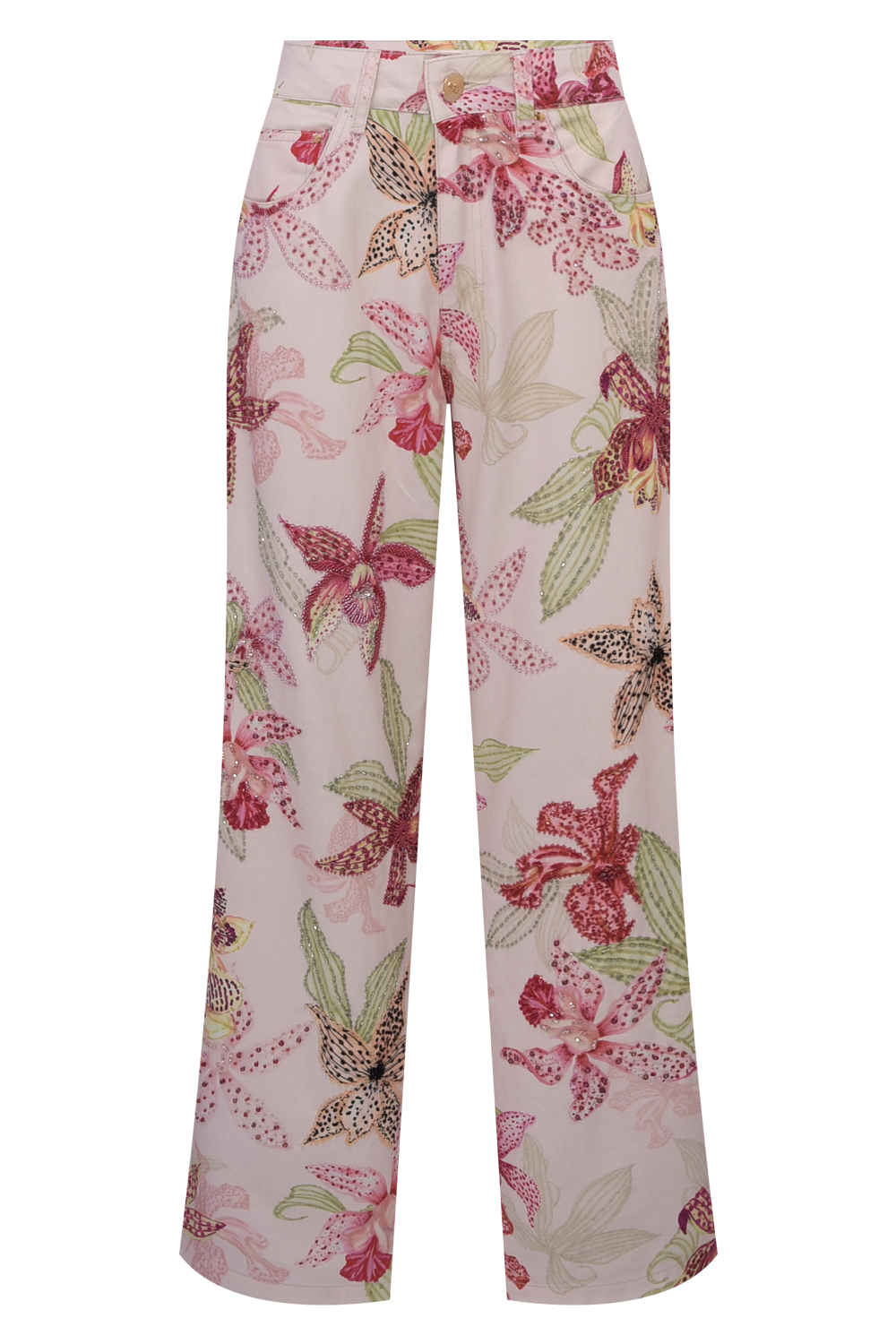 CALÇA ORCHID BLOOM DENIM
 ROSE