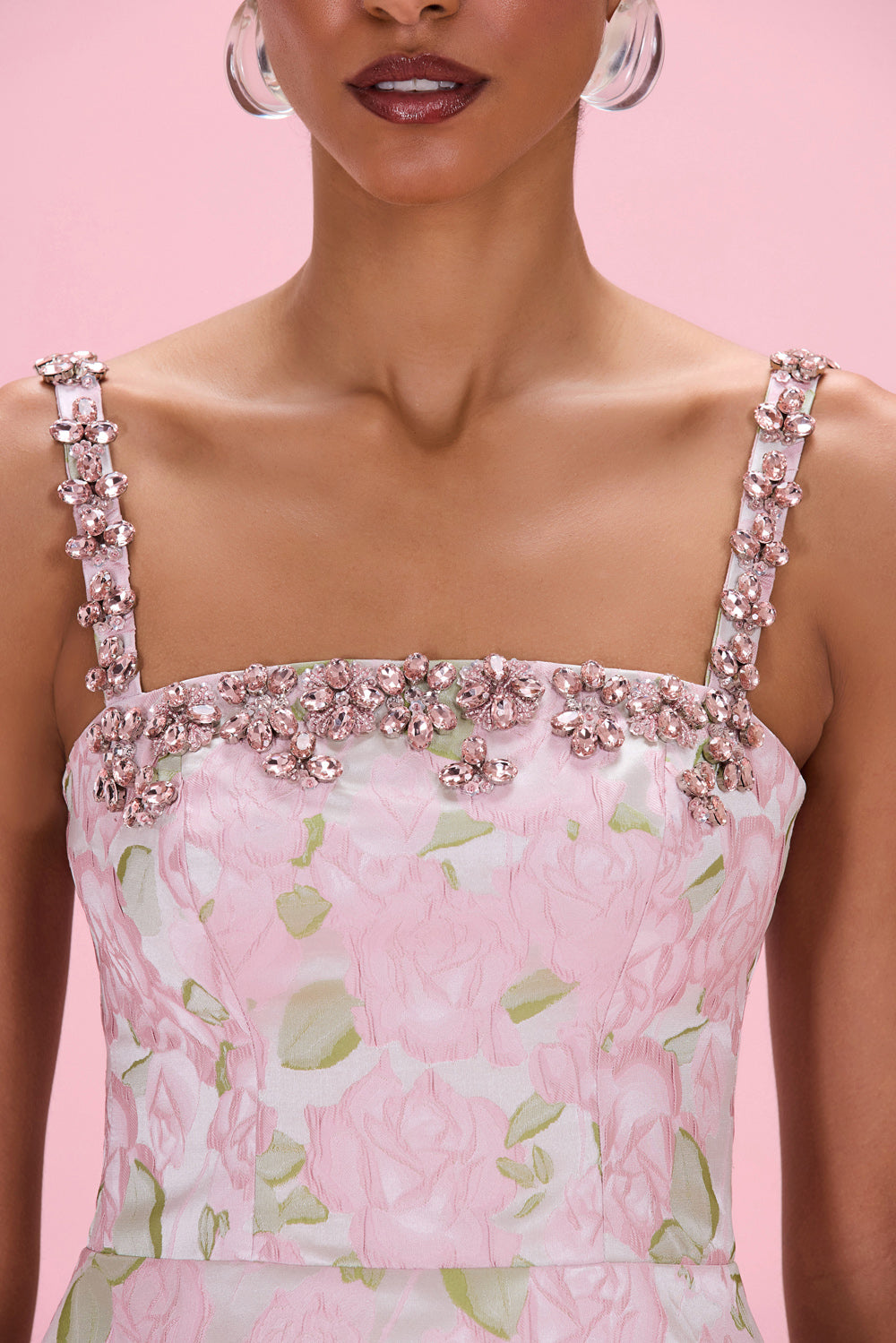 TOP GARDEN JACQUARD ROSA