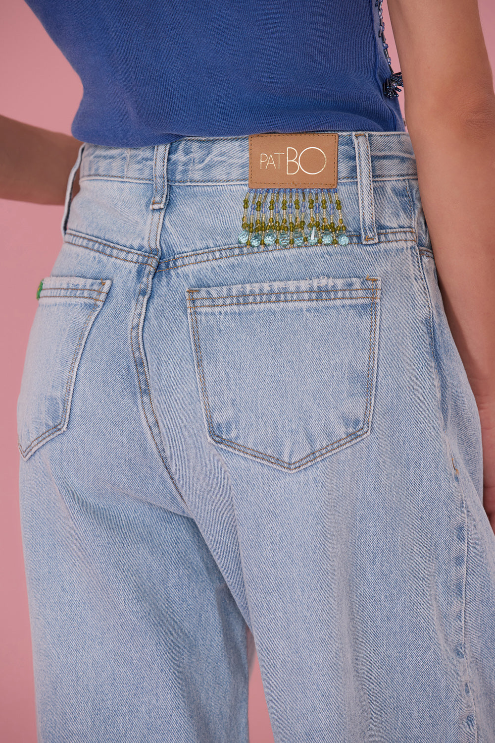 CALÇA DENIM 1970 AZUL CLARO
