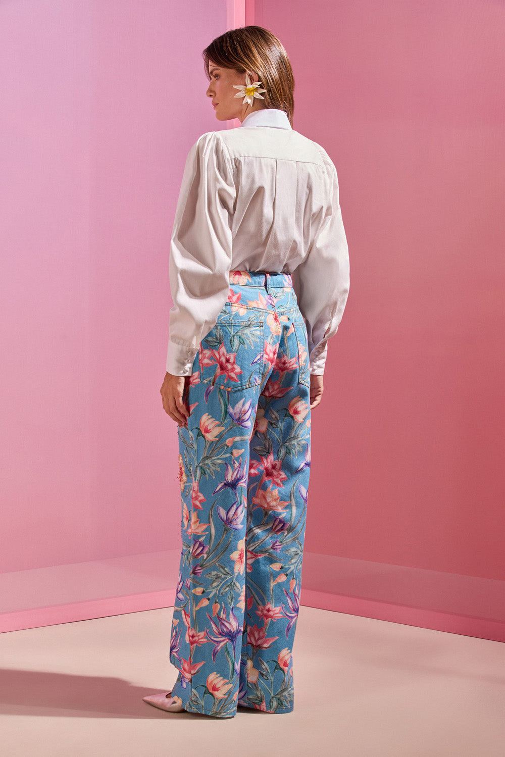 CALÇA AMARYLLIS DENIM AZUL