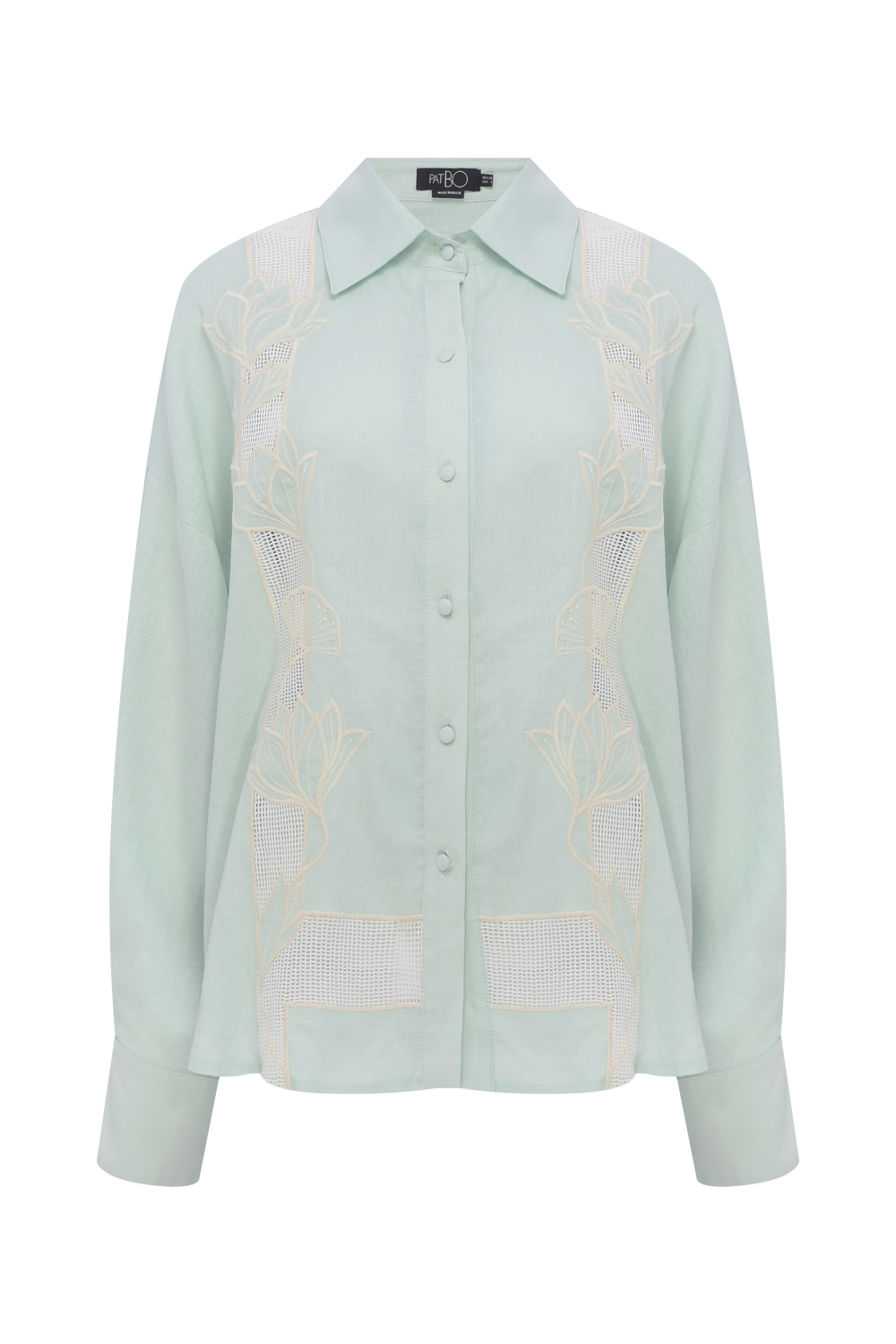 CAMISA LINHO ACQUA MIST AZUL ESVERDEADO