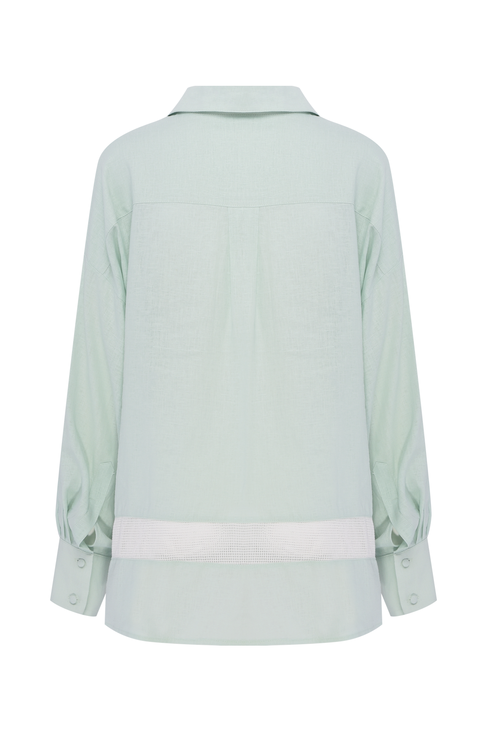 CAMISA LINHO ACQUA MIST AZUL ESVERDEADO