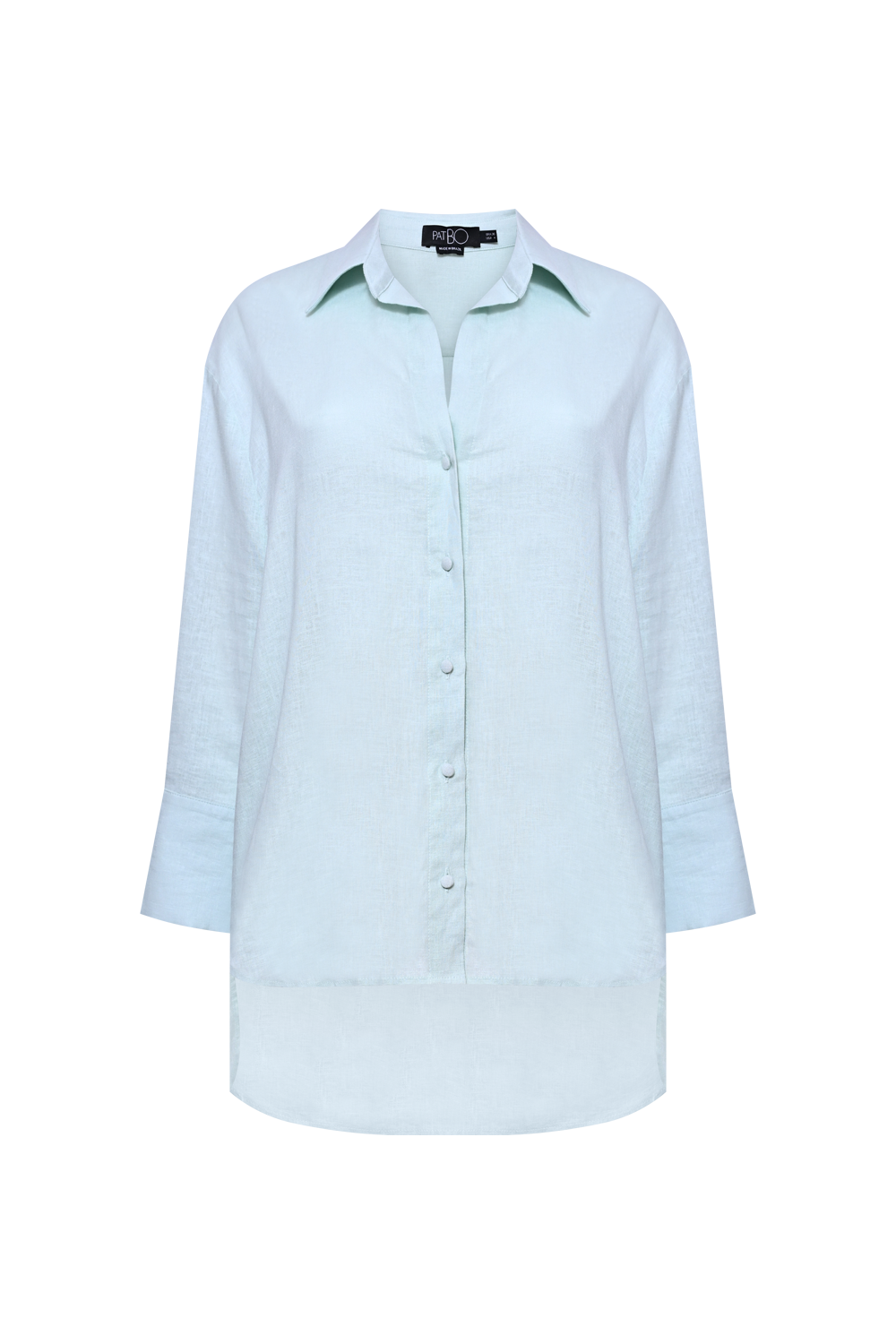 CAMISA LINHO ACQUA MIST AZUL ESVERDEADO