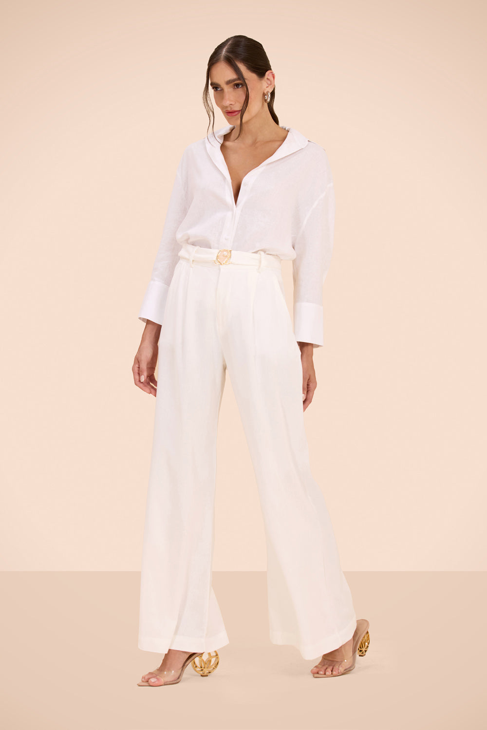 CALÇA LINHO ACQUA MIST BRANCO