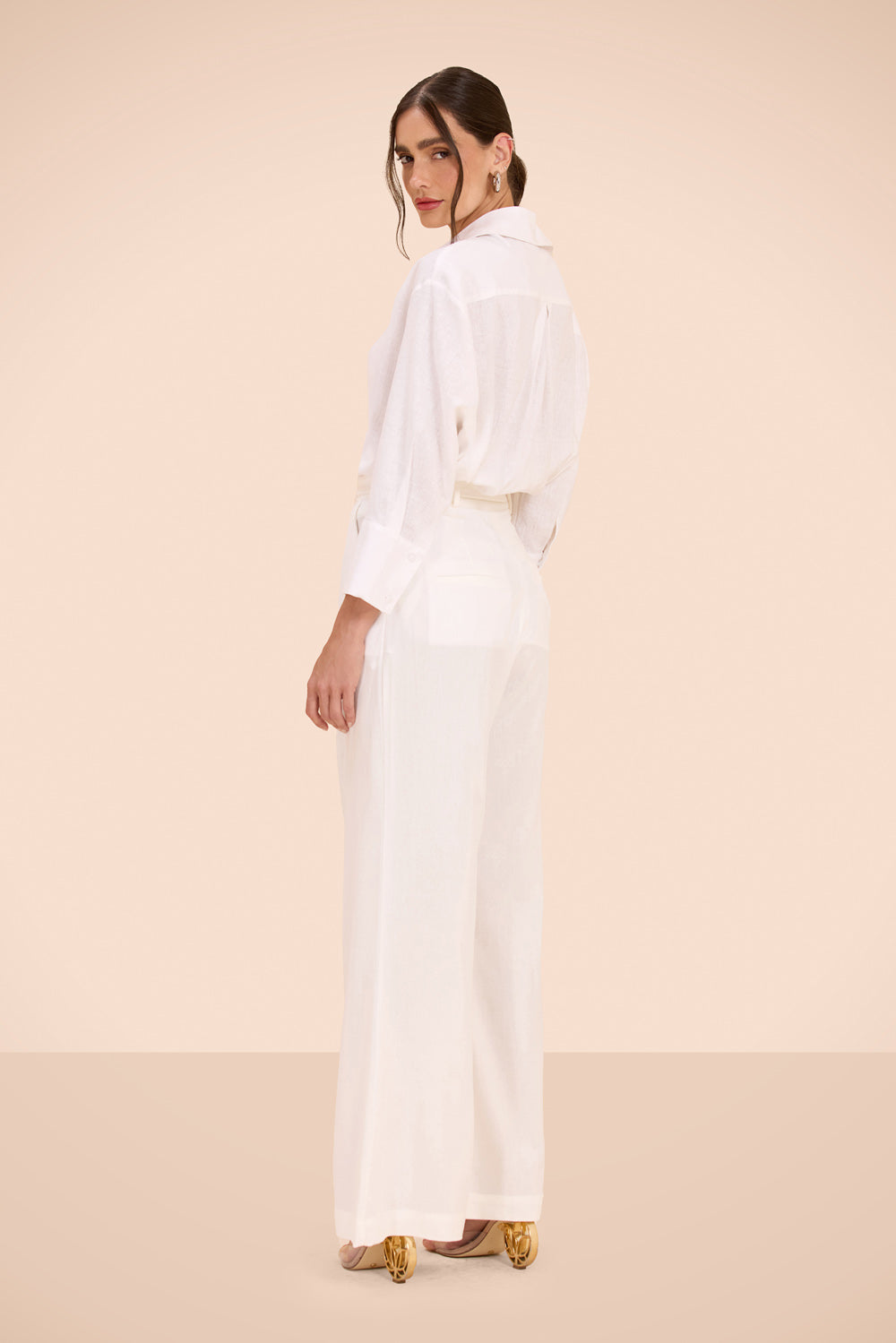 CALÇA LINHO ACQUA MIST BRANCO
