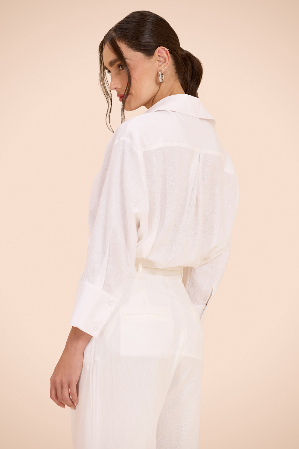 CAMISA LINHO ACQUA MIST BRANCO