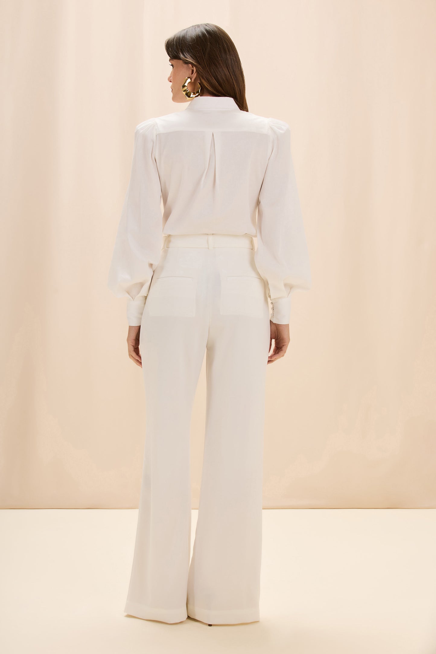 CALÇA CREPE DHALIA OFF WHITE