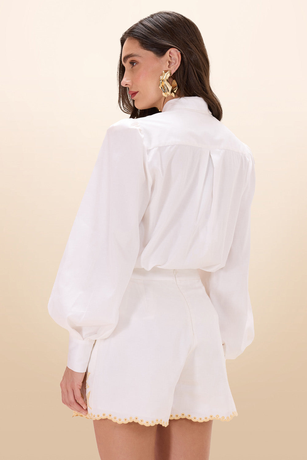 CAMISA TRICOLINE LOTUS OFF WHITE