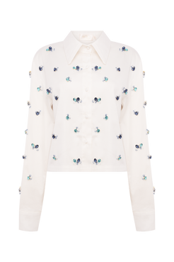 CAMISA TRICOLINE BLOSSOM OFF WHITE