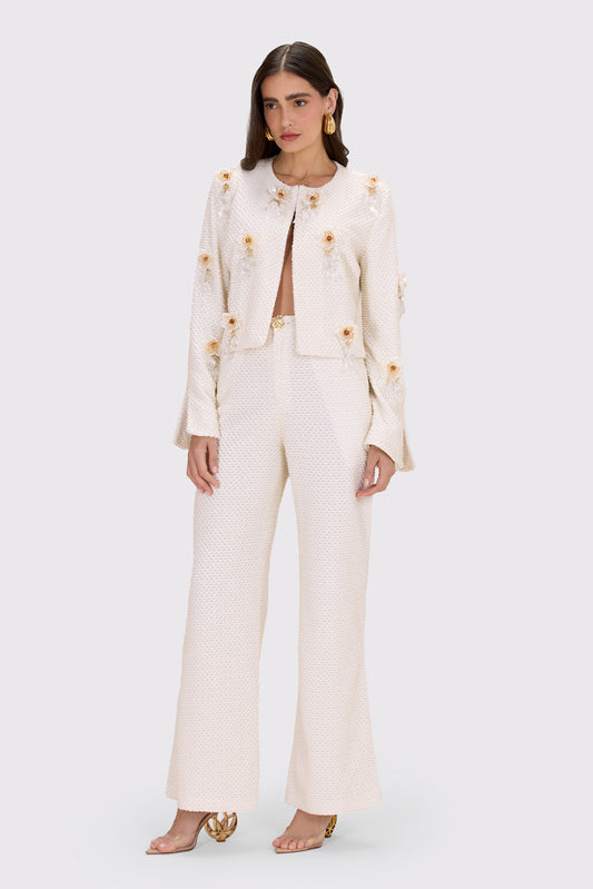 CALÇA MALHA GAVEA OFF WHITE