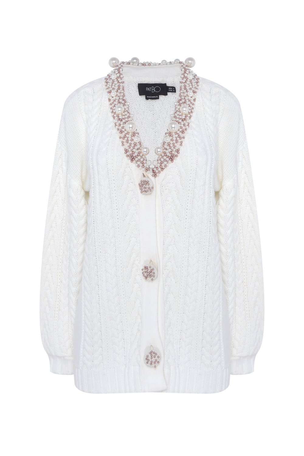 CASACO TRICOT CÉLIA OFF WHITE