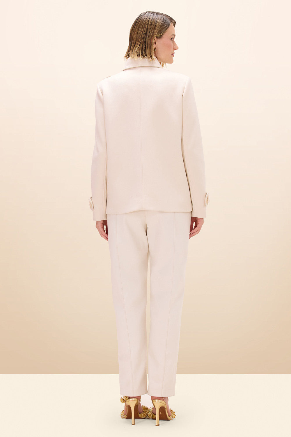 CASACO ALFAIATARIA CLARICE OFF WHITE