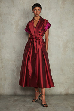 CHEMISE TAFETÁ JULIENE VERMELHO