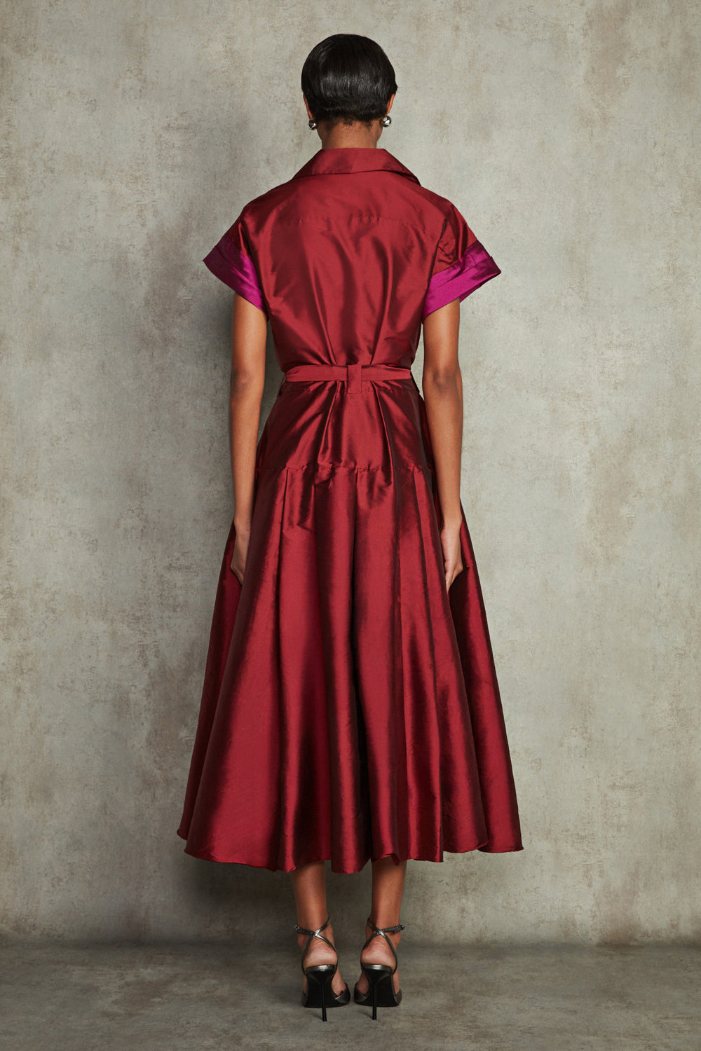 CHEMISE TAFETÁ JULIENE VERMELHO