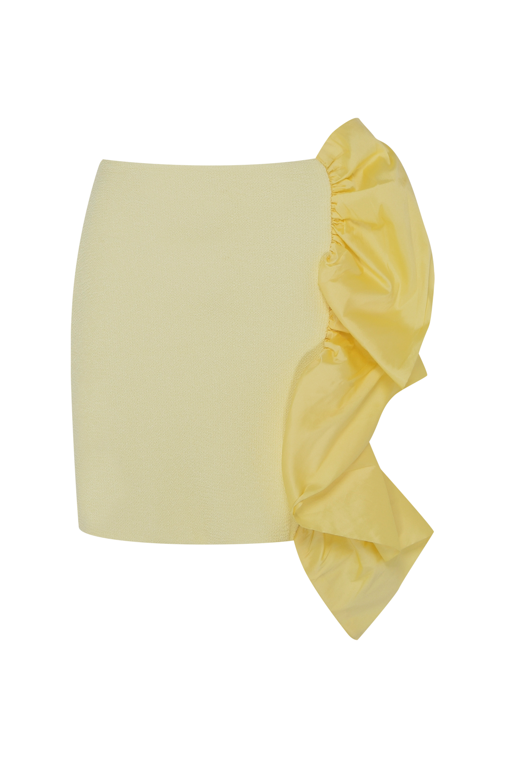 SAIA CURTA TAFETA TARSILA AMARELO