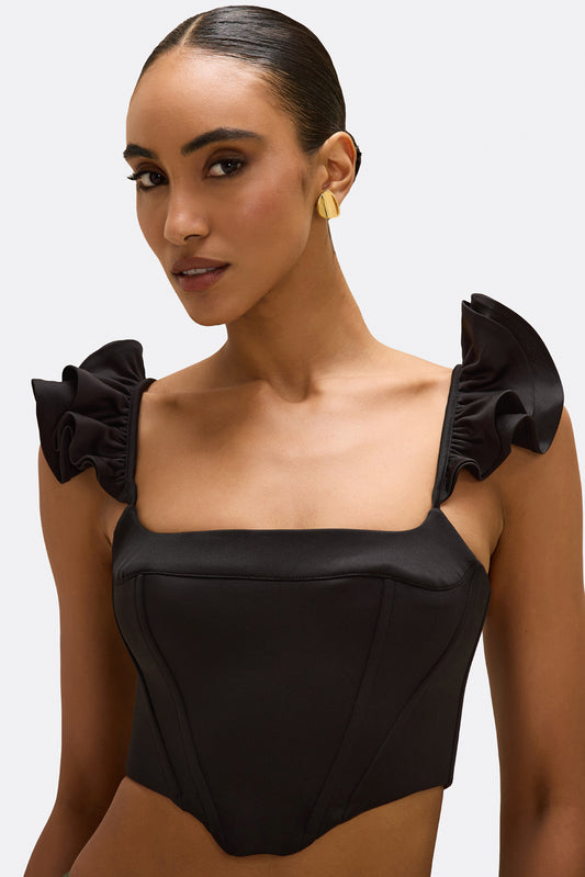 BLUSA CREPE MYSTIQUE  PRETO