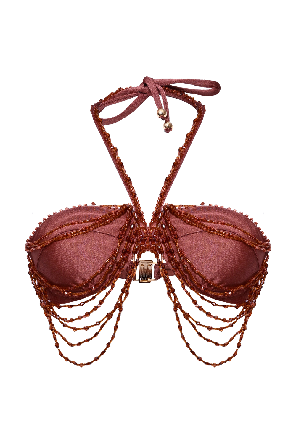 TOP DE BIQUINI GOLDEN DUNE LYCRA COBRE