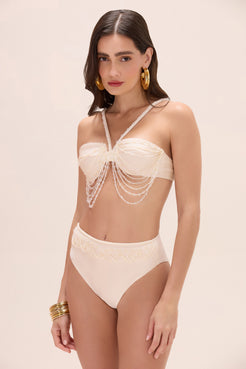 HOT PANTS GOLDEN DUNE LYCRA OFF WHITE