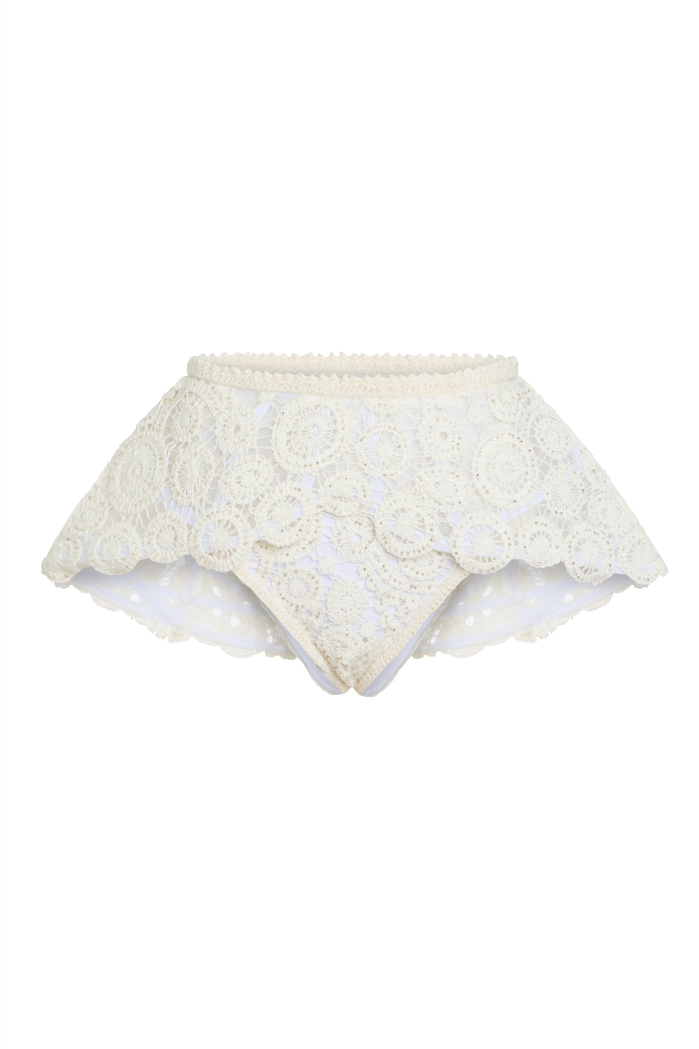 HOT PANT GAL EMBROIDERY
 BRANCO