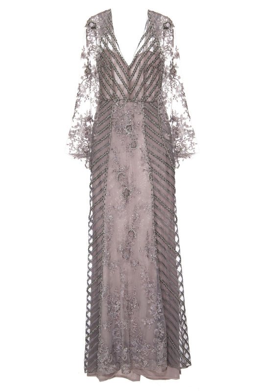 VESTIDO PATRICIA BONALDI 5791 INVERNO 2019 CINZA