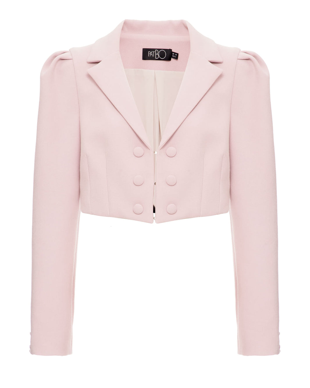 BLAZER CROPPED MANGA LONGA LILAS