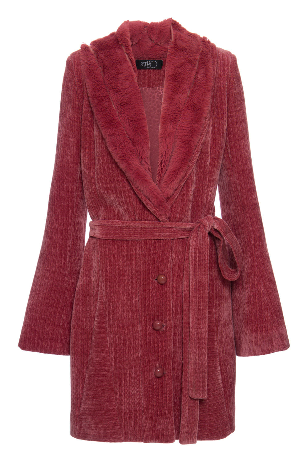 CASACO LONGO  ROSA