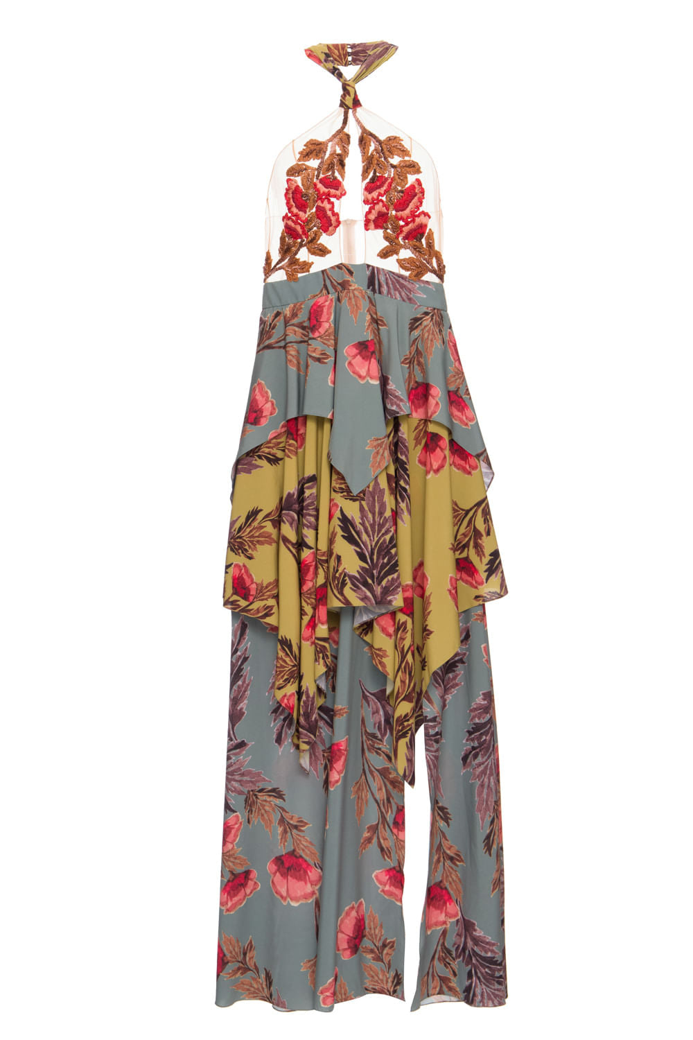 VESTIDO TRANSPARÊNCIA BRIGITTE AZUL