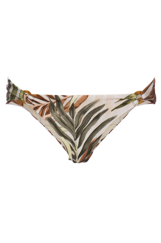 CALCINHA BIQUÍNI FRANZIDO TROPICAL BIANCA OFF WHITE