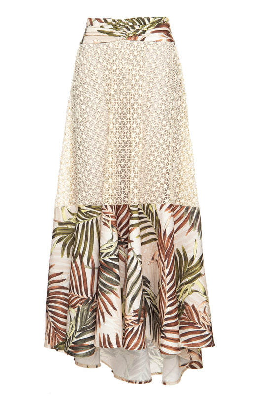 SAIA LONGA TROPICAL BIANCA OFF WHITE