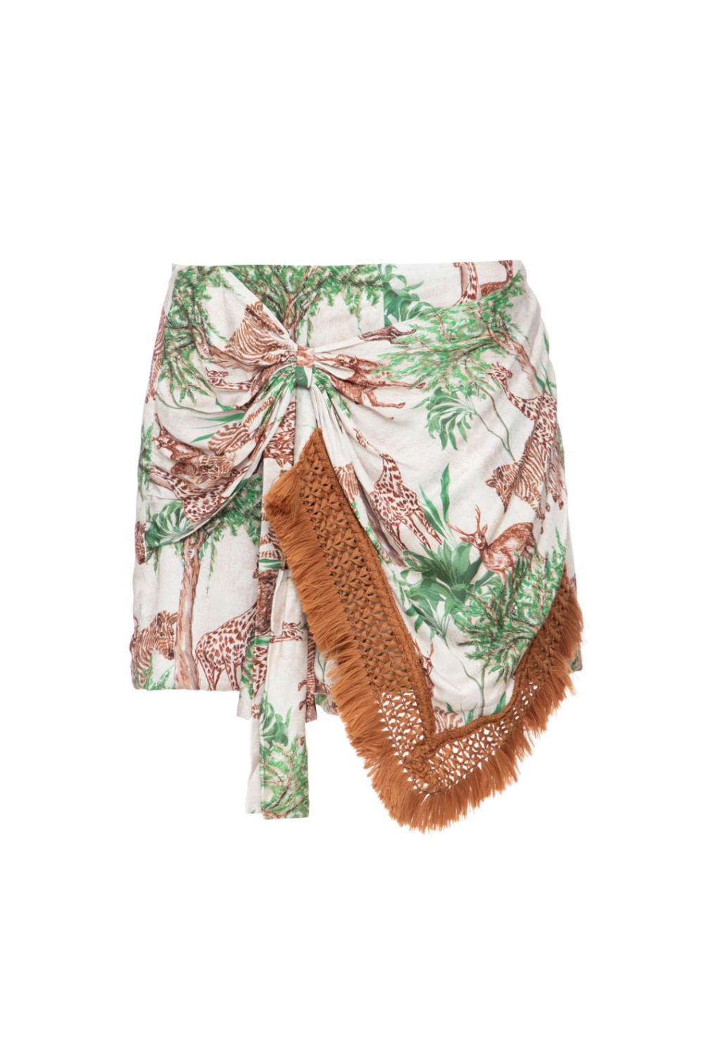 Short franja savana off white