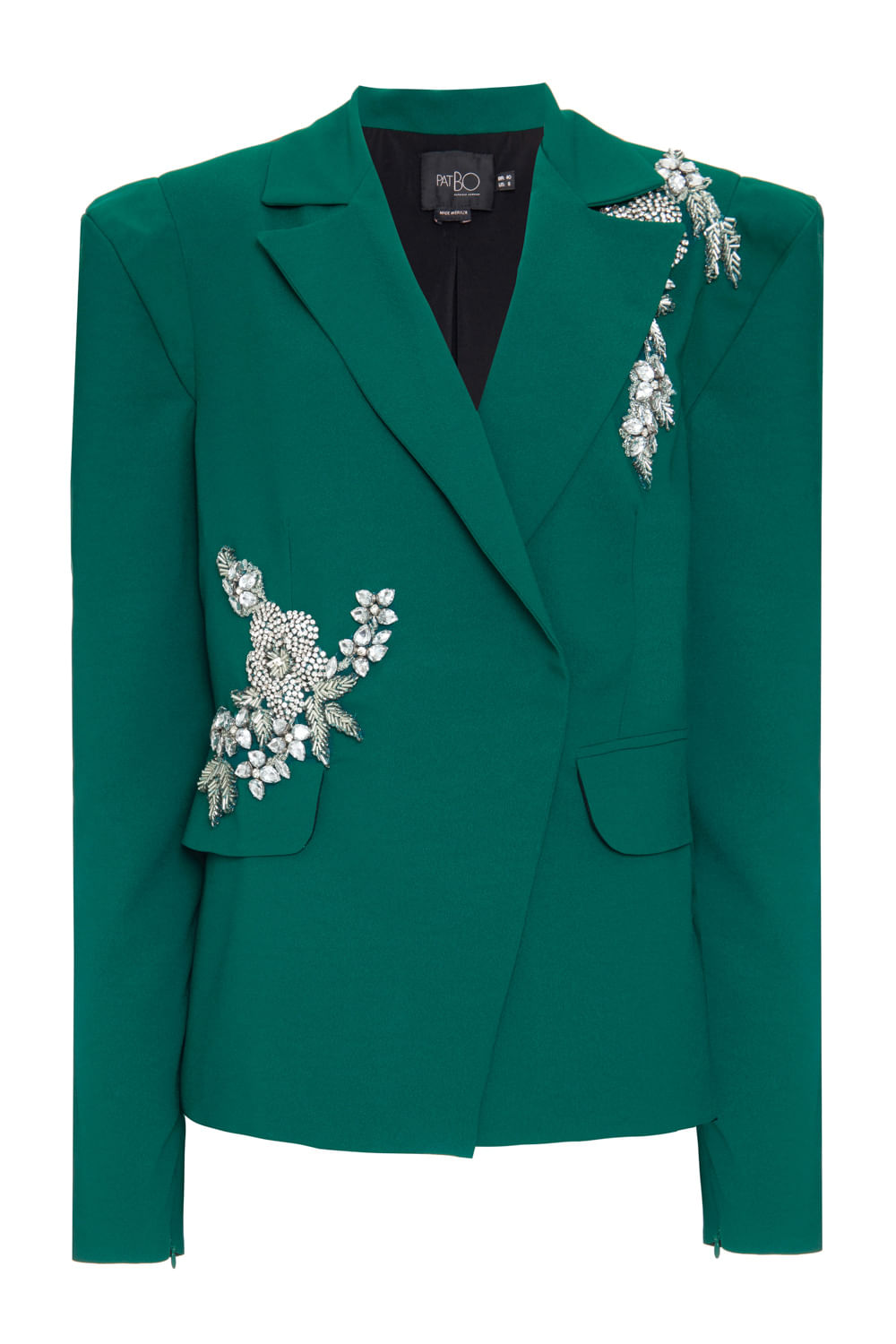 Blazer bordado verde