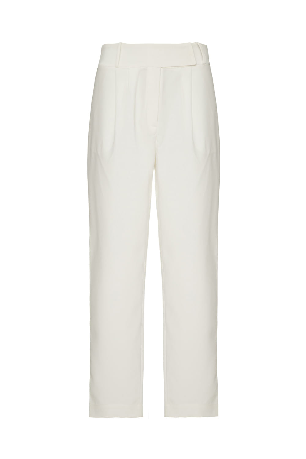 CALÇA ALFAIATARIA CINTURA ALTA BRANCO