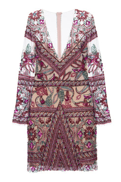 VESTIDO PATRICIA BONALDI INVERNO 2020 NUDE COM PINK