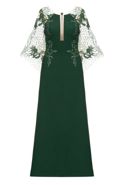 VESTIDO PATRICIA BONALDI INVERNO 2020 VERDE ESCURO