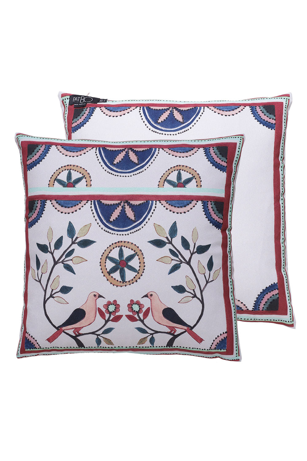 ALMOFADA QUADRADA 42X42CM PASSARO OFF