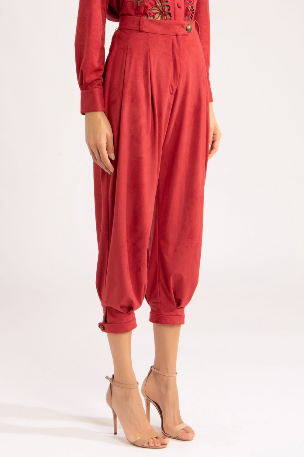 CALÇA SUEDE
 VERMELHO